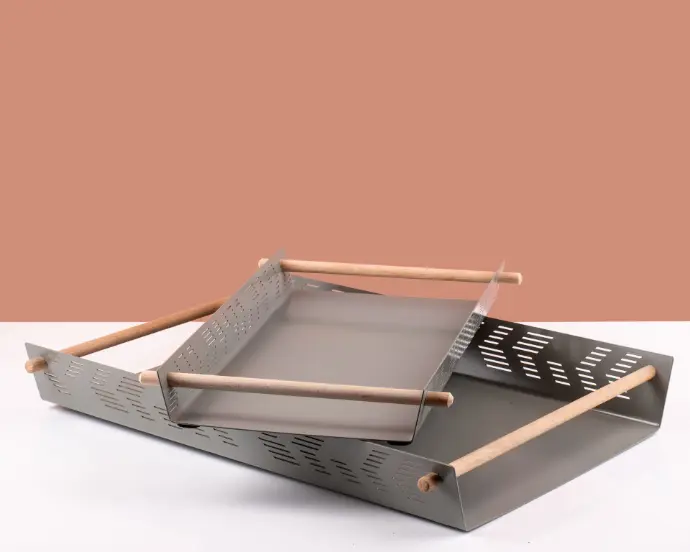 FLAT TRAY GREY