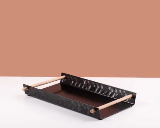 SMALL BLACK FLAT TRAY